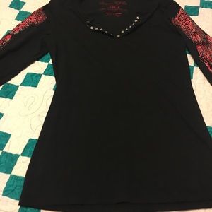 Burn out long sleeve